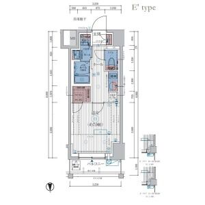 ESTEM COURT KAMEIDO TOKYO EASTの間取り