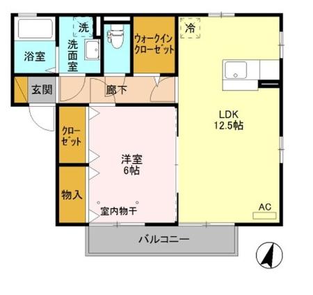 ヴィラージュ Ⅲの間取り