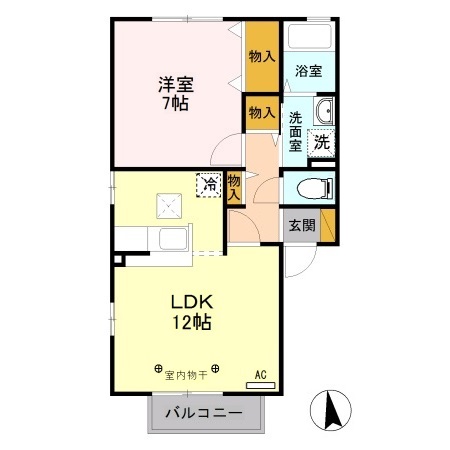 ヴィラージュ Ⅱの間取り