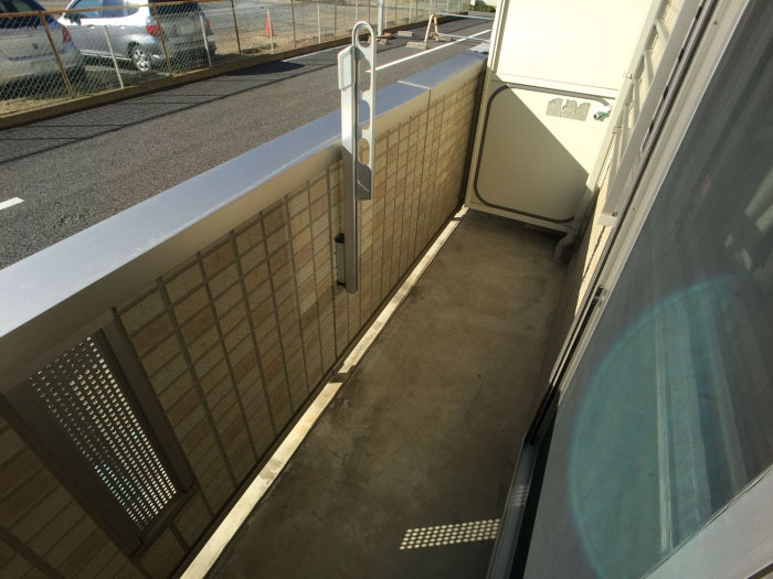 12/25 バルコニー