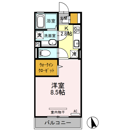 ミーティア　Ⅱの間取り