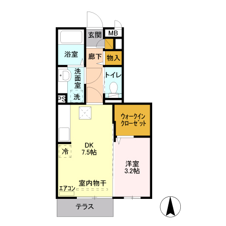 セピアコートの間取り