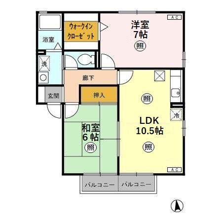 グランシャリオの間取り