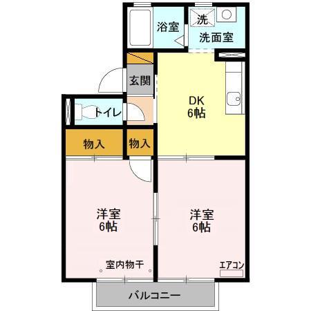 ハイツ吉田の間取り