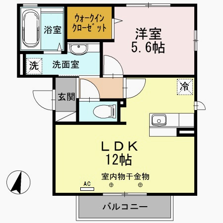 E.I.レジデンス Bの間取り