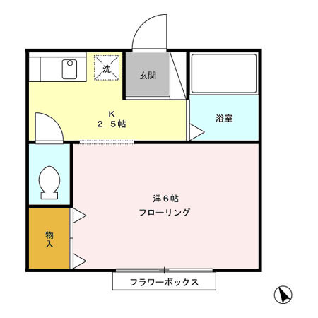 セブンハイツの間取り