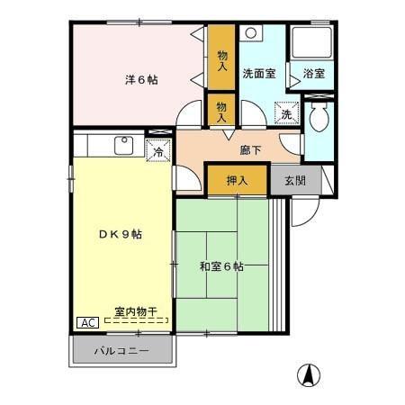 シュトラーレン高野 ABCの間取り