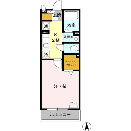 メゾンレーブの間取り