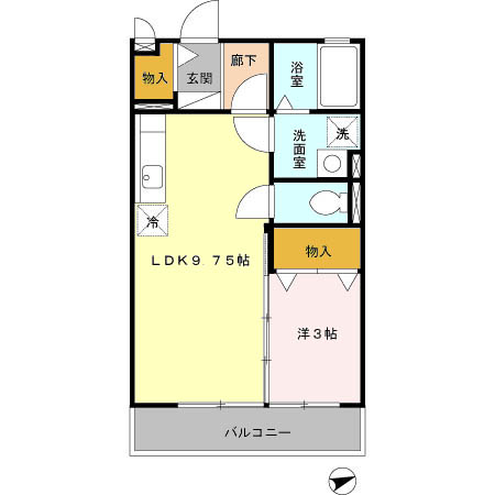 山手ヒルズ 壱番館の間取り