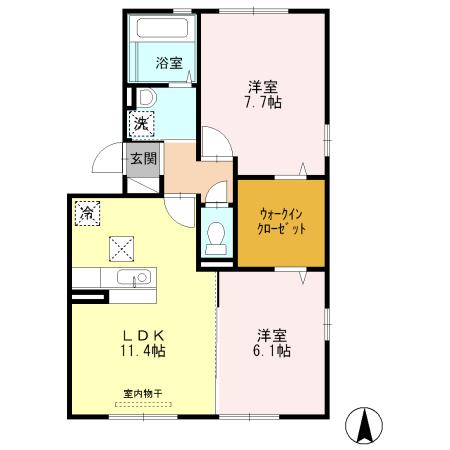 グレイス SEの間取り