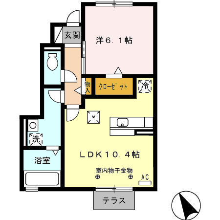 デルニエⅡの間取り
