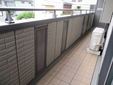 12/26 バルコニー