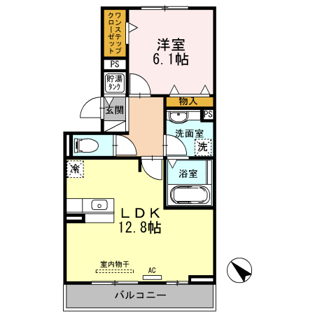 グランデ北沢Ⅱの間取り