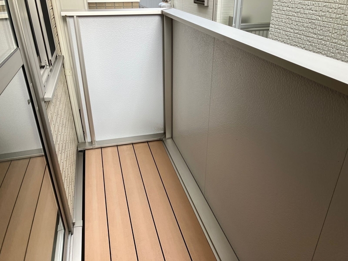 12/30 バルコニー