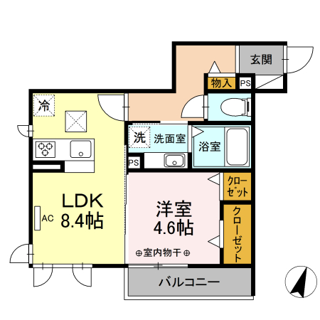 ギーザーの間取り