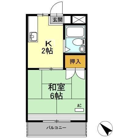 レイクグリーン三好 B棟の間取り