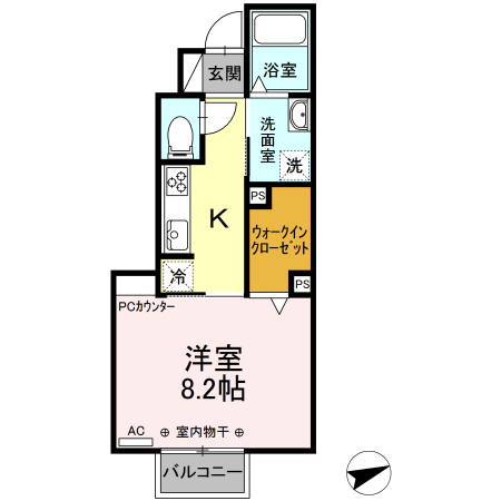 メルベーユの間取り