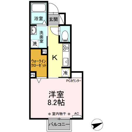 メルベーユの間取り