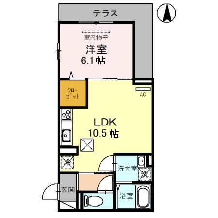 ウッドステージ桜 壱号館の間取り