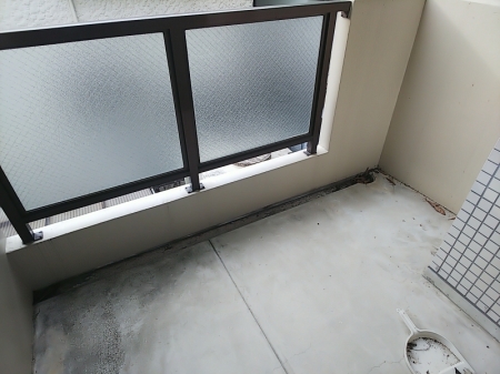 12/24 バルコニー