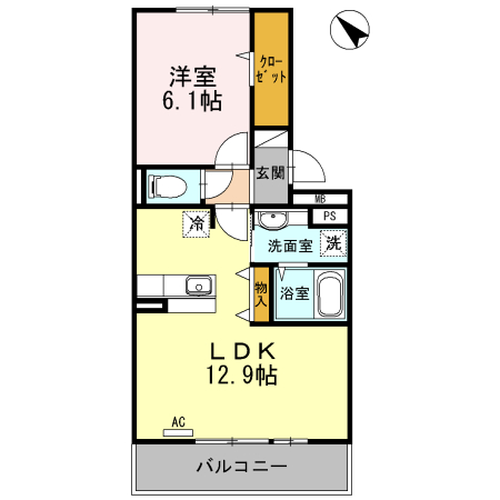 ラ・ルーチェ・ミツキの間取り