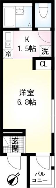 エルム生麦 A棟の間取り