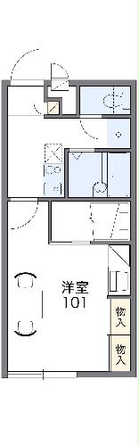 レオパレス二川の間取り