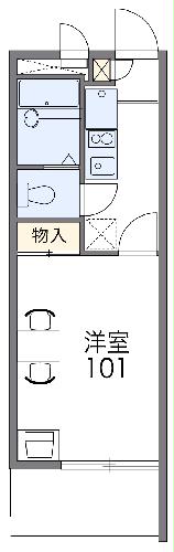レオパレスWAKAKUSAの間取り