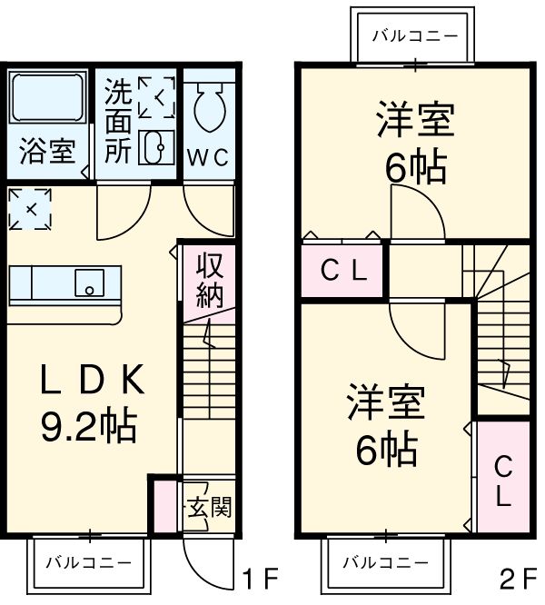 アムールgermerの間取り