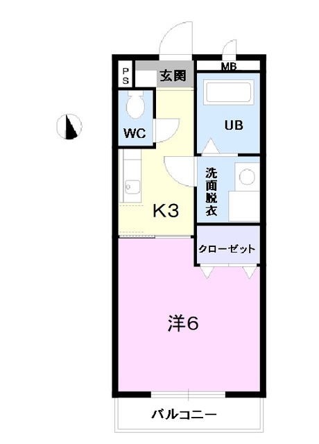 メーディオの間取り