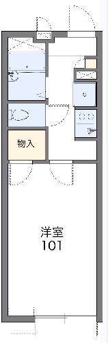 レオパレスフレンズの間取り