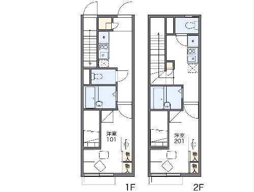 レオパレスKの間取り