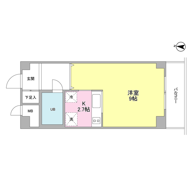 サンヒルズ用賀の間取り