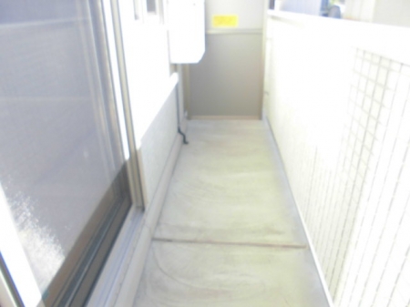 12/26 バルコニー