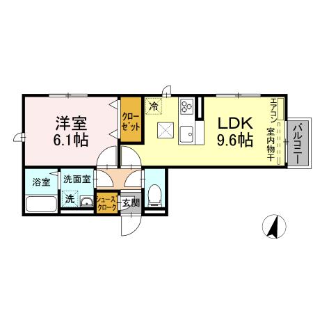 casa serena・casa vivace カーサヴィヴァーチェの間取り