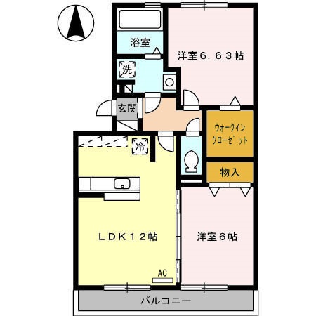 シェーンヴェルデBの間取り