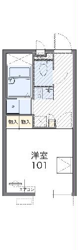 レオパレスベルウッドの間取り