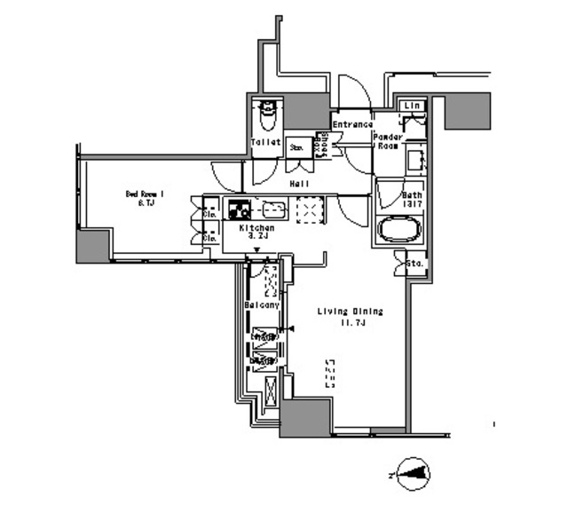 White Tower Hamamatsの間取り