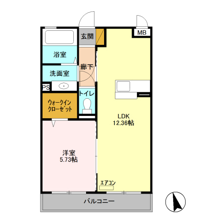 ジュールフェリエの間取り