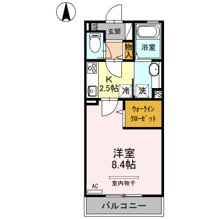 スタシオン エストの間取り