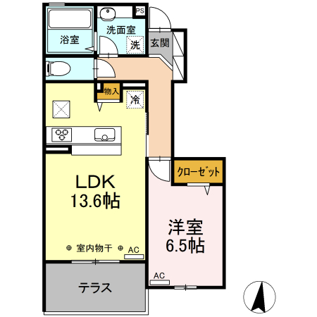 シルフィッド　Ｓの間取り