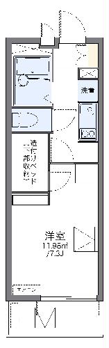 レオパレスティラーノの間取り