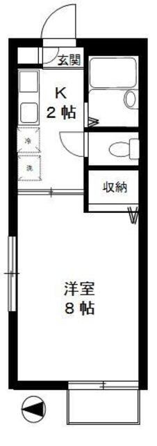 ヴェルドミール明大前の間取り