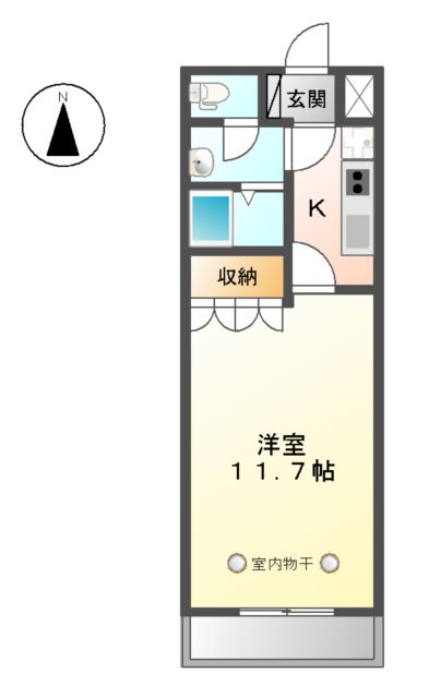 アールヴェイラAの間取り