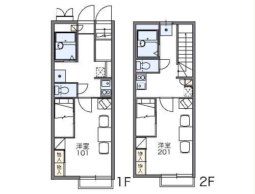レオパレスExistenceの間取り