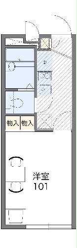 レオパレスオリーブの間取り