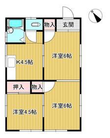 川崎アパートの間取り