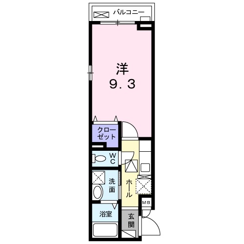 アロッジオ指月の間取り