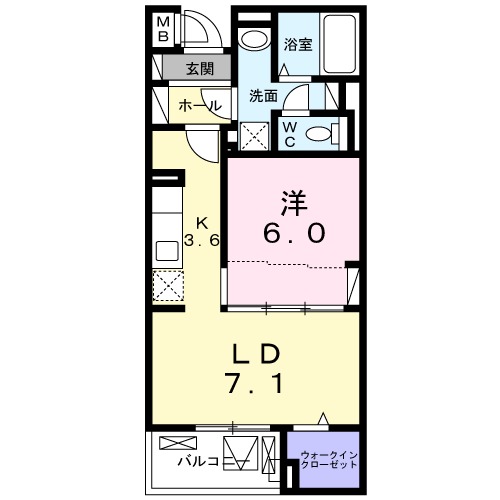 ル フィオーレの間取り