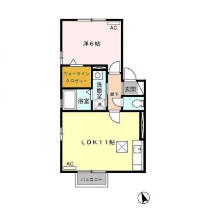 コーポモアの間取り